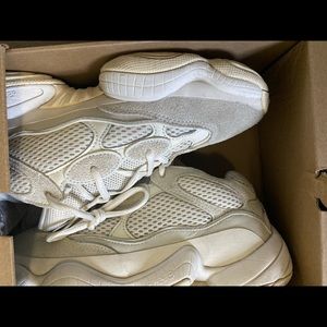 Bone white Yeezy 500